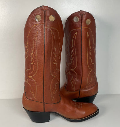 Vintage Morgan Miller Buckaroo Cowboy Boots | Narrow | Men’s 9.5 | Women’s 10.5