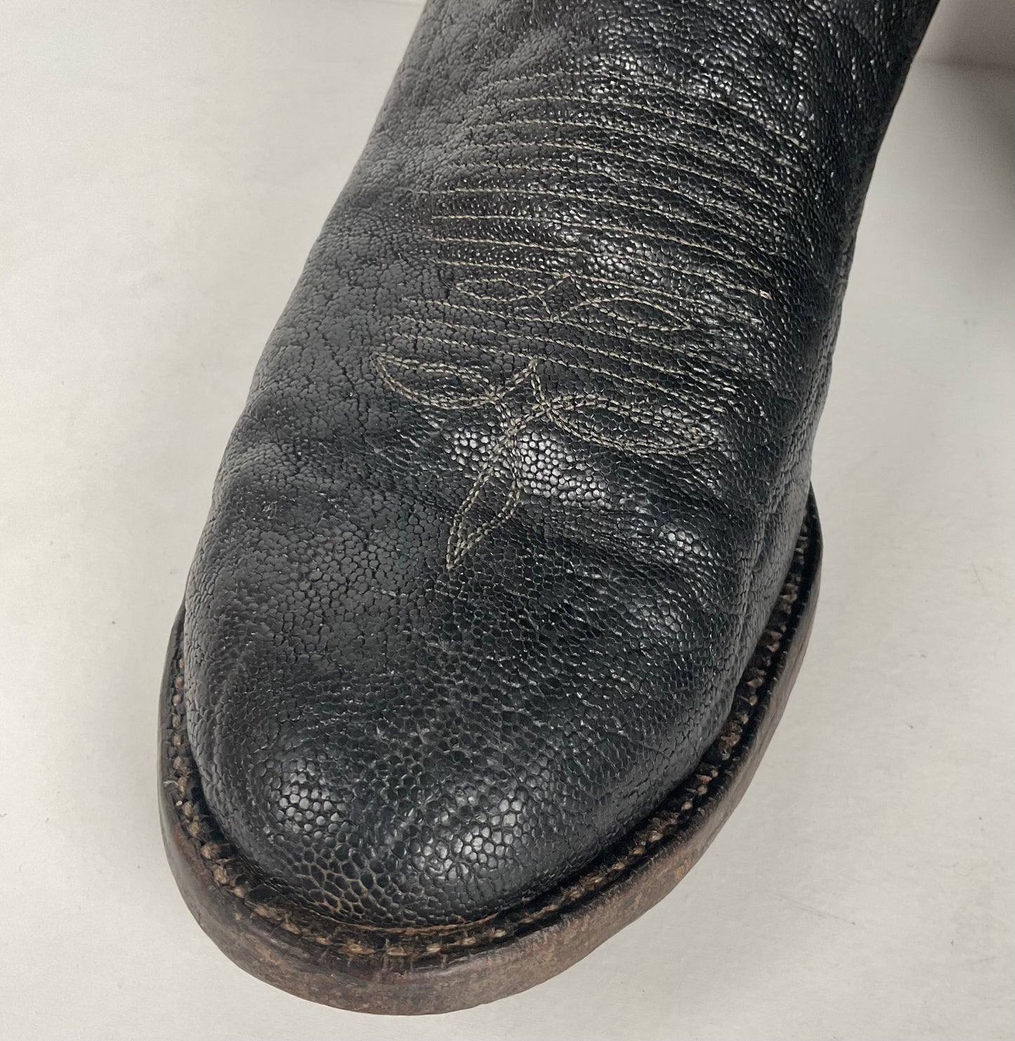 Vintage Tony Lama Cowboy Boots | Nocona Belt | Safari | Gold Label | Men’s 10 D