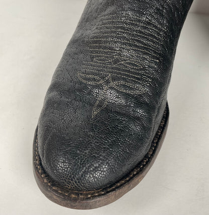 Vintage Tony Lama Cowboy Boots | Nocona Belt | Safari | Gold Label | Men’s 10 D