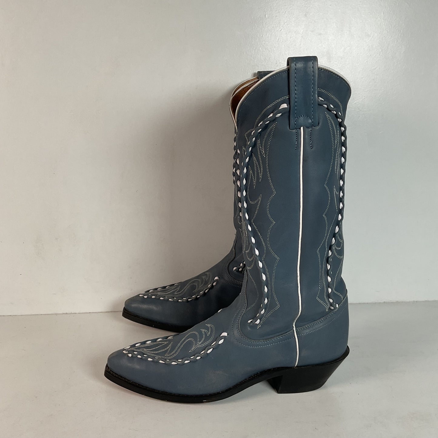 Dan Post Albany Bucklace Cowgirl Boots | Mule Skin | Blue | Women’s 8 M