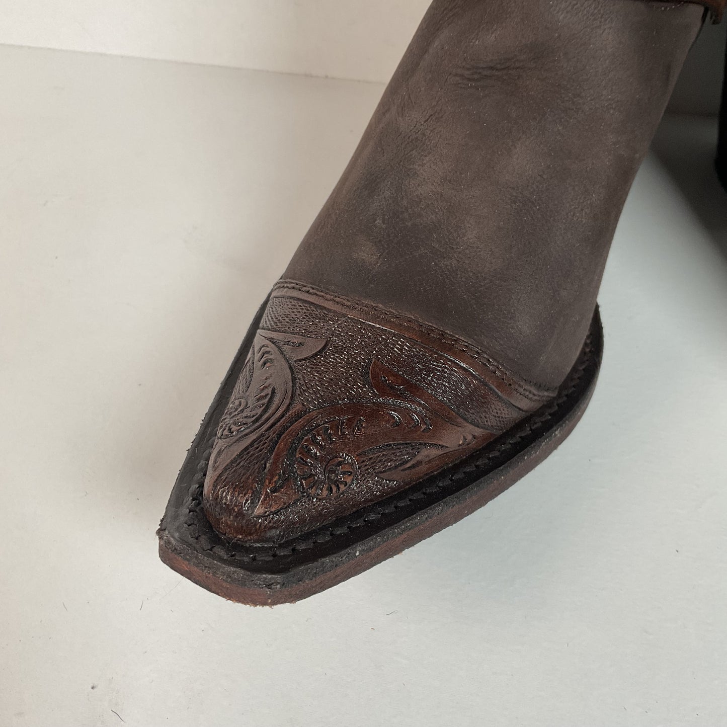 Western Harness Cowgirl Boots | Tooled | Women’s 9.5