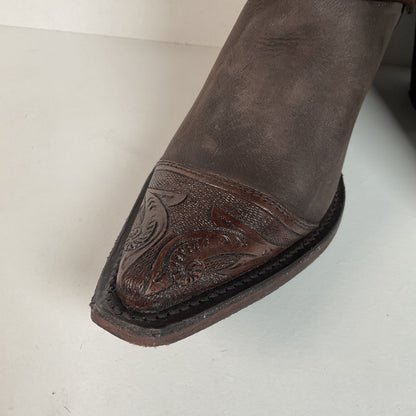 Western Harness Cowgirl Boots | Tooled | Women’s 9.5