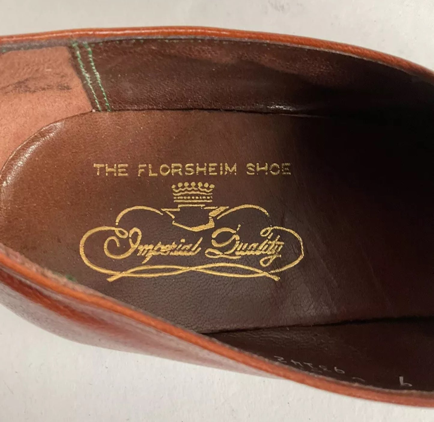 Vintage Florsheim Imperial Horsebit Loafers 9 C Burnished Brown