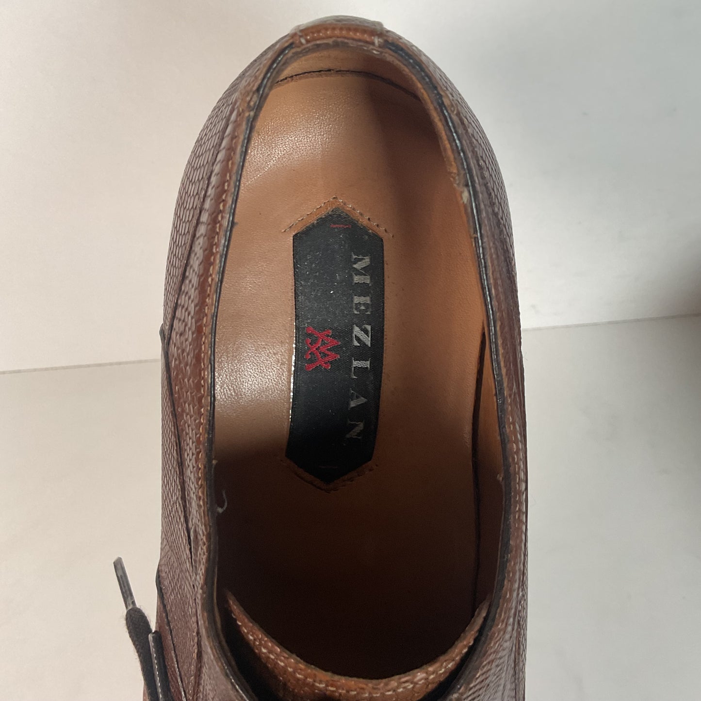 Mezlan Teju Lizard Derby Shoes Brown | Brown | Men’s 9 M
