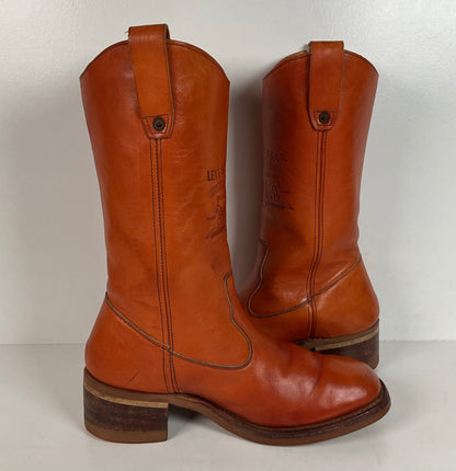 Vintage Levi’s Campus Western Boots | Chunky | USA Made | Men’s 8.5 M