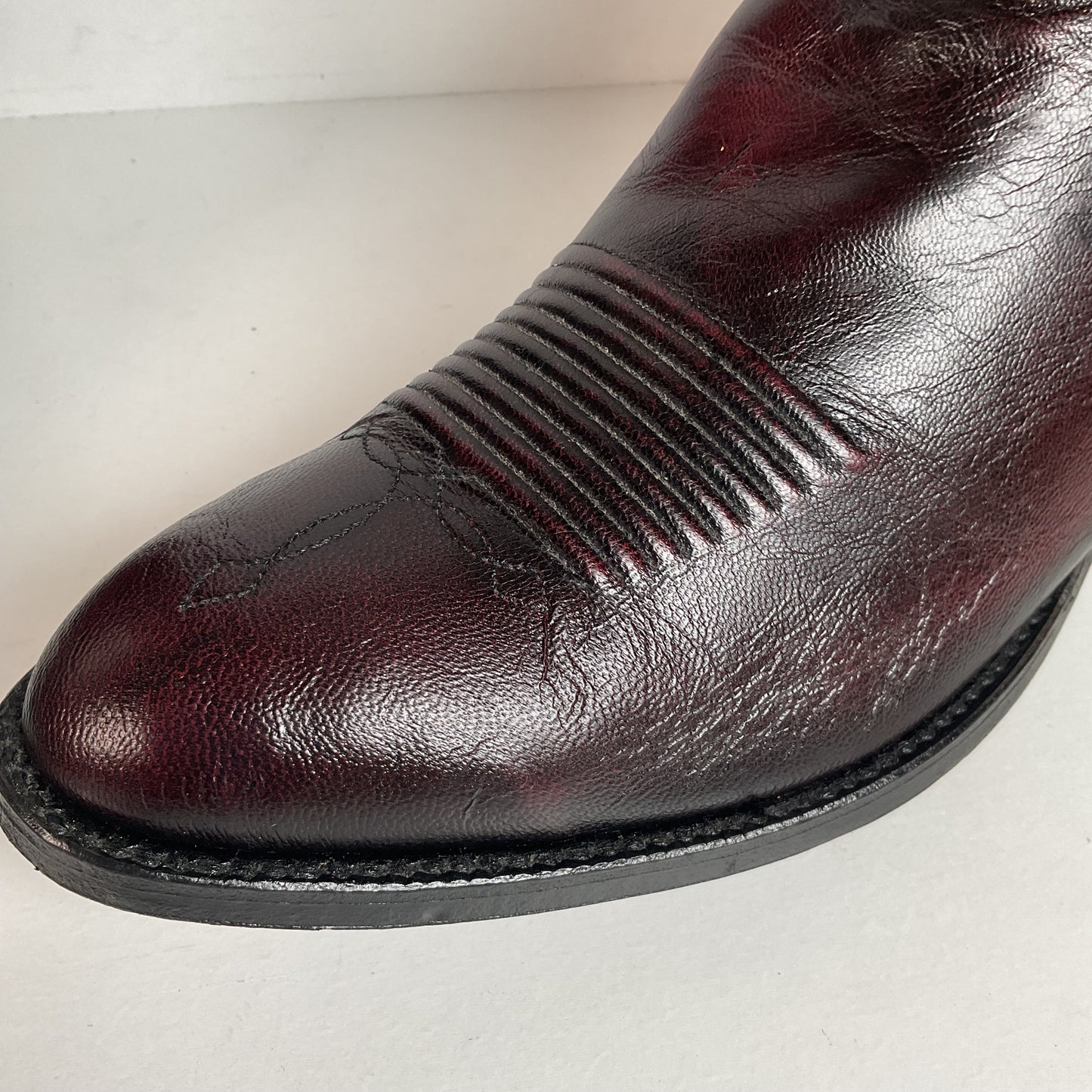 Vintage Lucchese Santini Goat Cowboy Boots | USA Made | Seville | Men’s 9 D