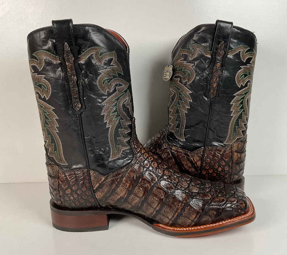Dan Post Everglades Caiman Cowboy Boots | Exotic | Retired Model | Men’s 13 EW