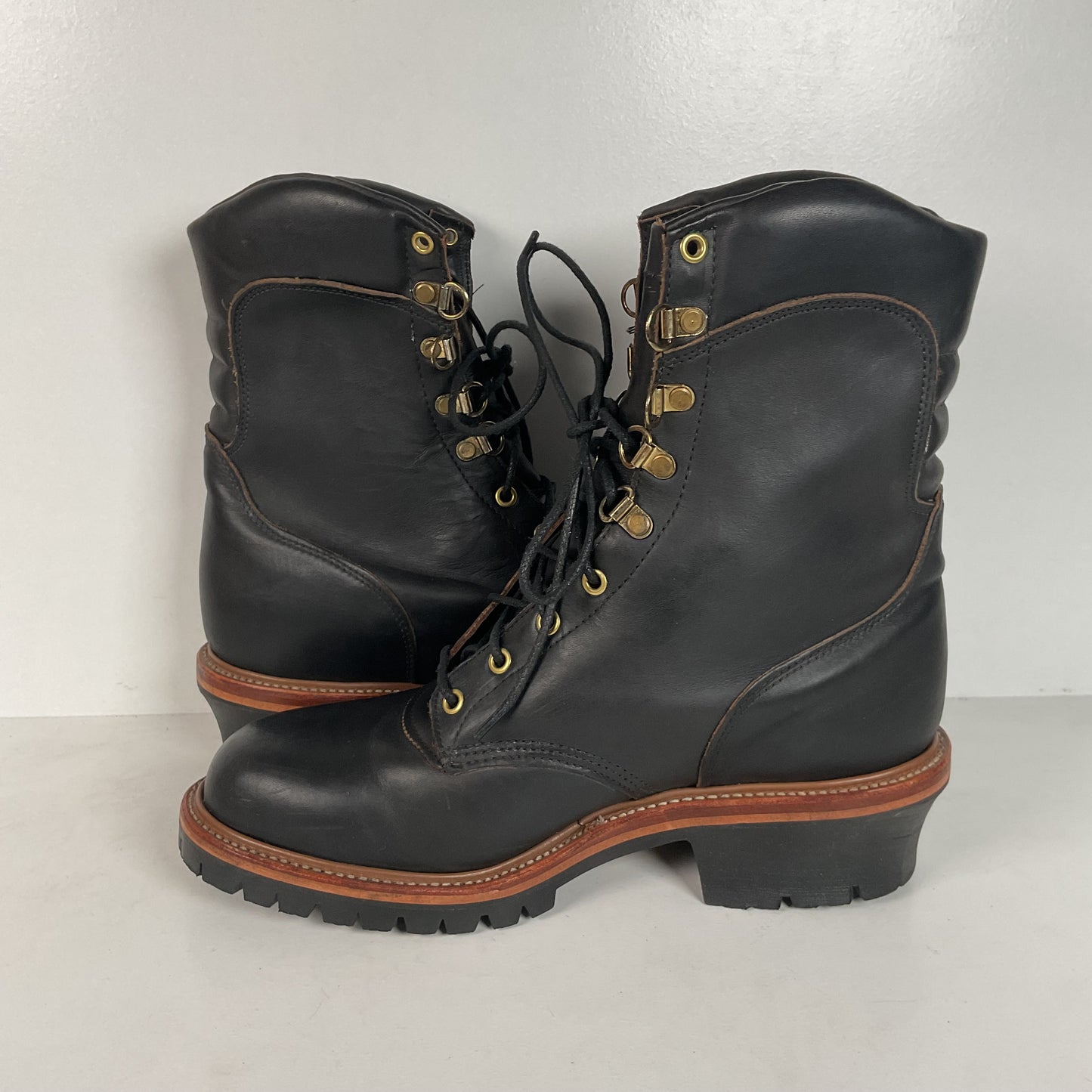 Vintage Chippewa Super Logger Boots | Soft Toe | USA Made | 10.5 EE
