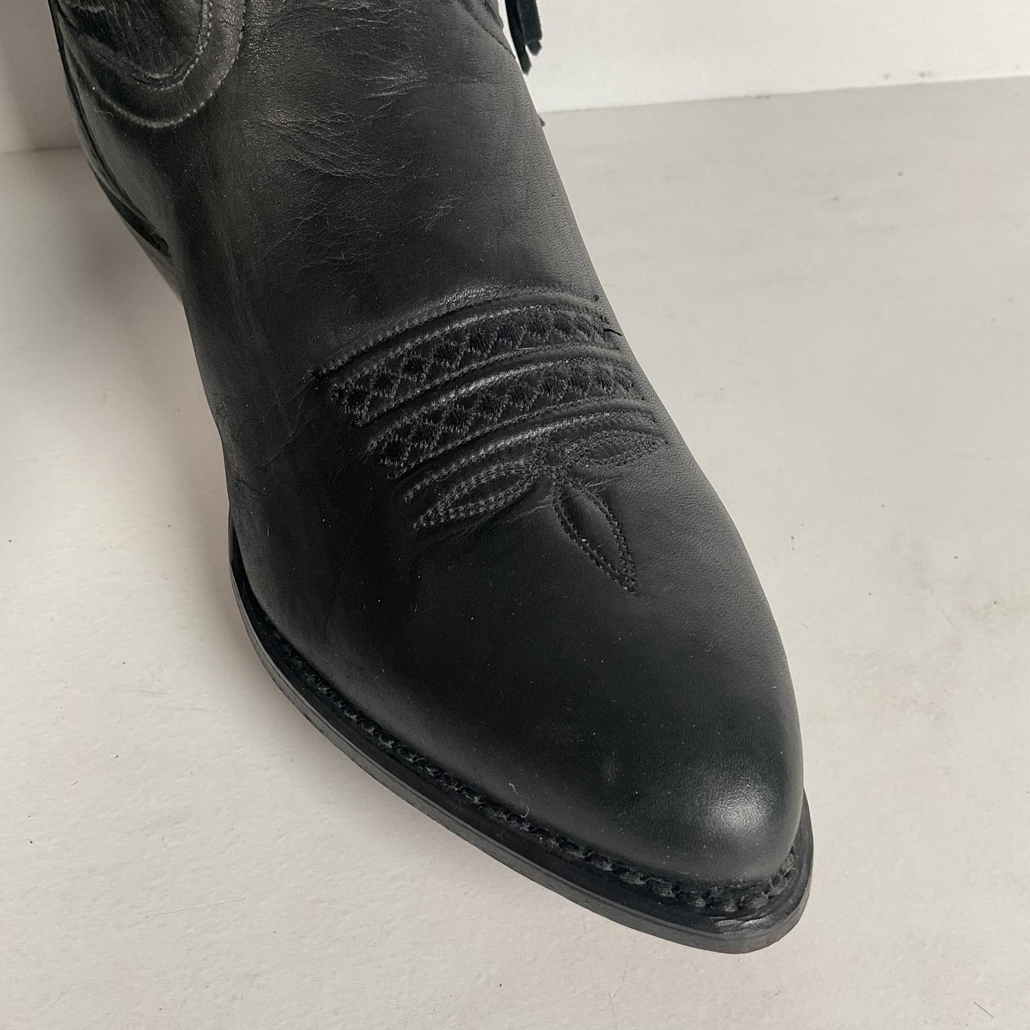 Dan Post for Code West Navajo Fringe Cowgirl Boots | USA Made | Women’s 7.5