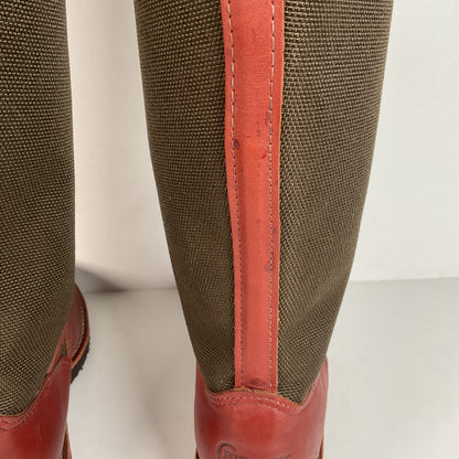 Chippewa Descaro Snake Proof Boots | USA Made | Canvas | Retired | Men’s 8.5 D