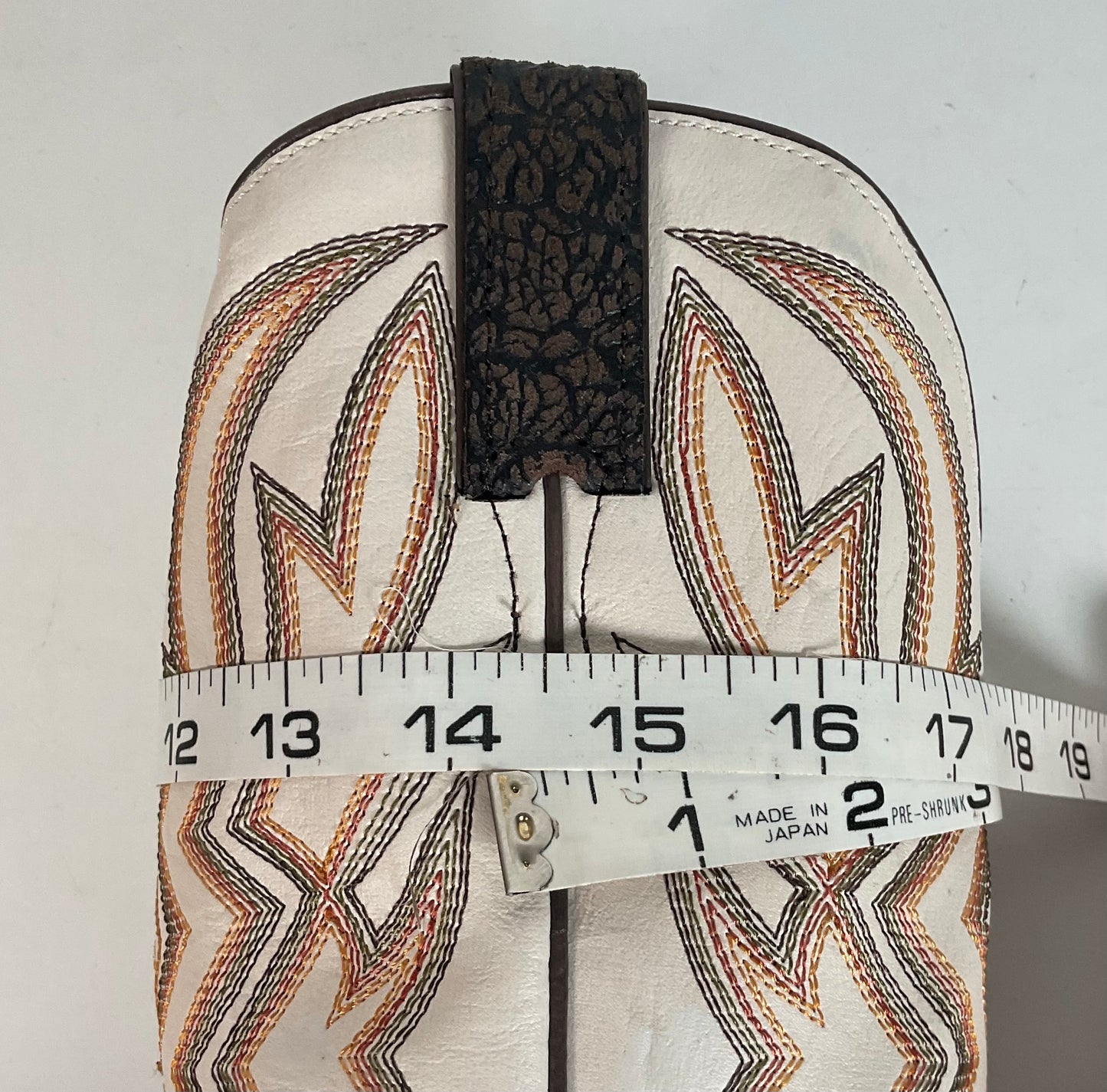 Nocona Deputy Chocolate Pig Roper Boots 9.5 D Cowboy