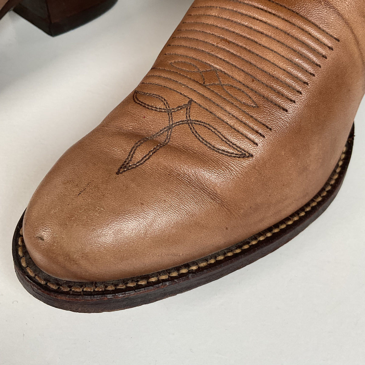 Vintage Tony Lama Gold Label Cowboy Boots | Marbled Leather | Men’s 8 D