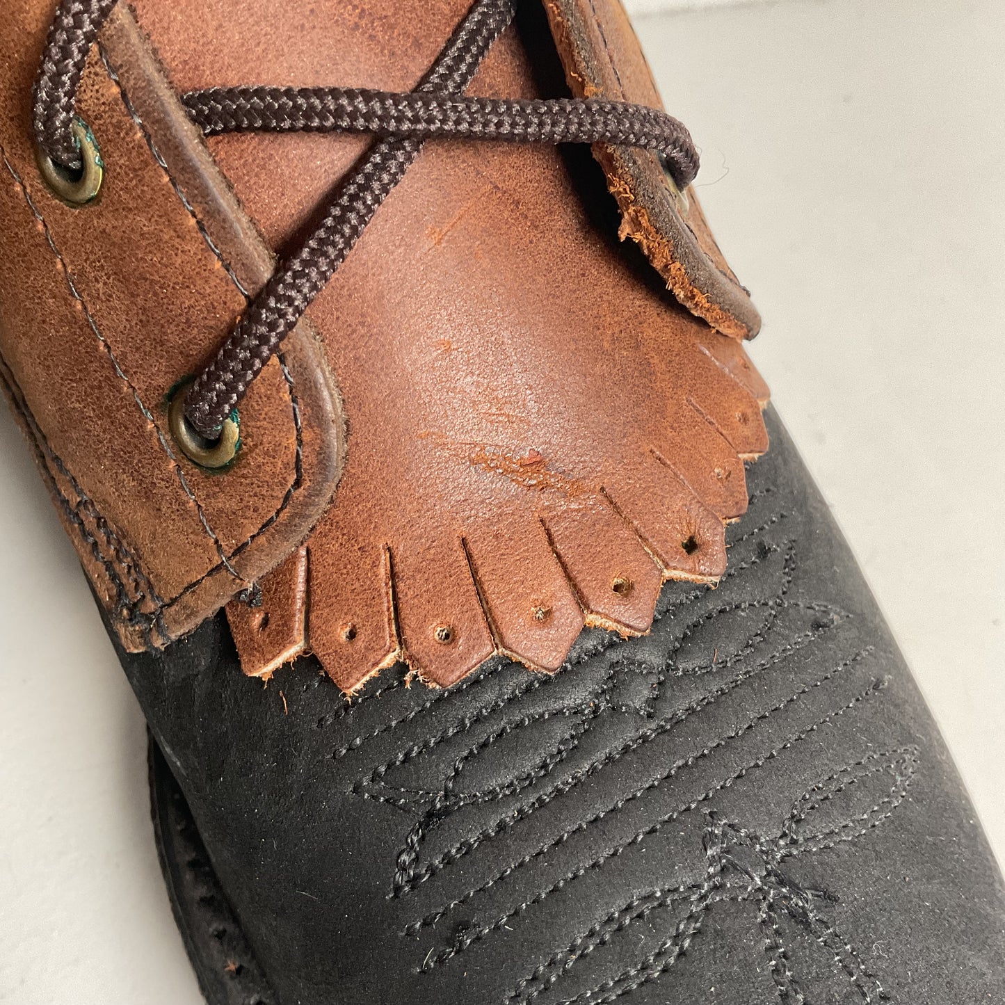 Vintage Abilene Packer Boots | USA Made | Granny | Lace Up | Women’s 7 M