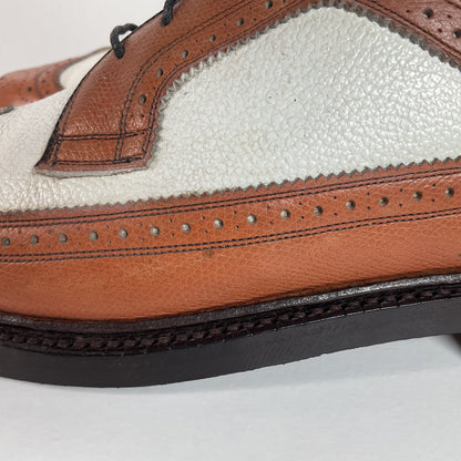 Vintage Johnston Murphy Spectator Shoes | Aristocraft | 1950s-1960s | 10 C