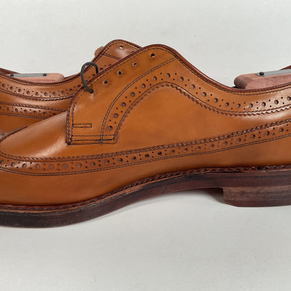 Ralph Lauren Sanderson Burnished Wingtip Shoes | USA Made | 11.5 D