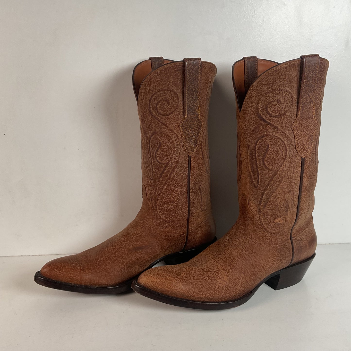 Black Jack Kangaroo Cowboy Boots — Exotic — Men’s 8 D
