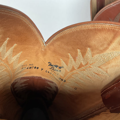 Tony Lama Anaconda Cowboy Boots | Exotic Snakeskin | Thrashed | Gold Label | 9.5