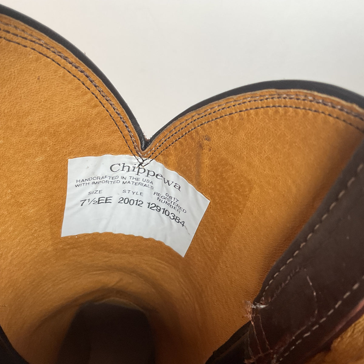 Chippewa Corbel Wellington Boots | Briar Pitstop | USA Made | Men’s 7.5 EE