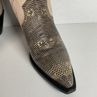 Vintage Ringtail Lizard Cowgirl Boots | USA Made | Custom | 1980s | Women’s 6 B