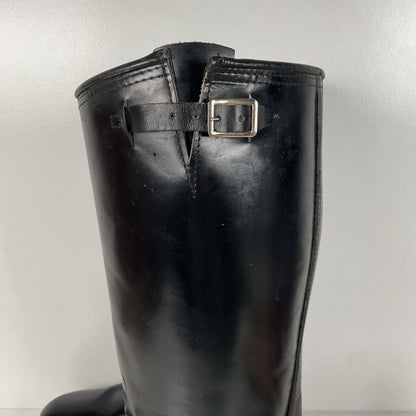 Vintage Harley Davidson Tall Patrol Boots | Glossy | Engineer | Men’s 11