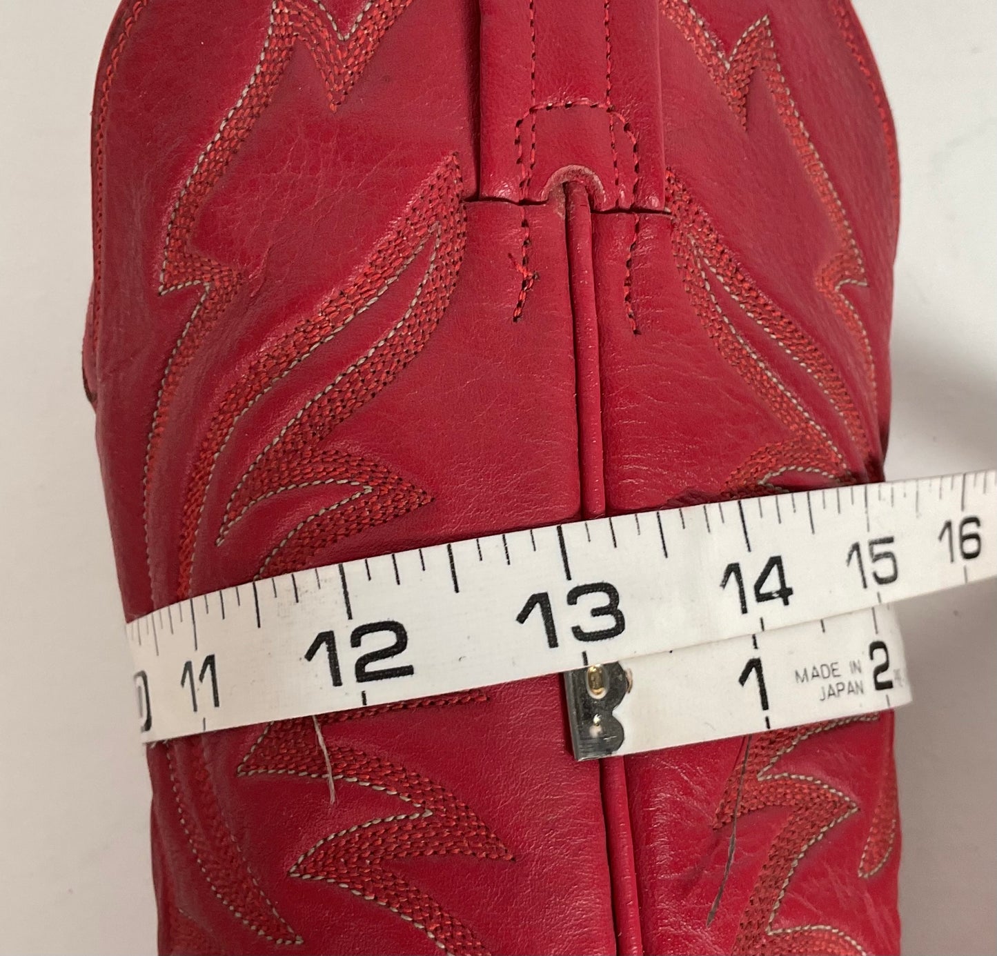 Vintage Sanders Cowgirl Boots | Ruby Red | Women’s 6.5 B