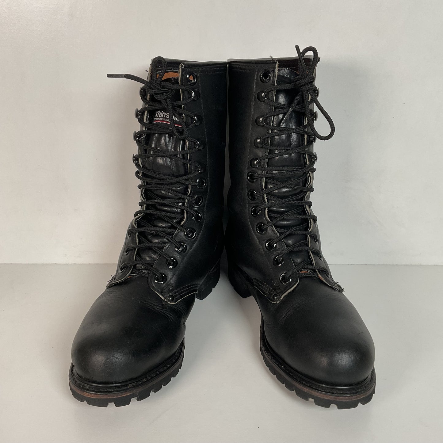 Vintage Carolina Sub Zero Leather Boots 7.5 E Steel Toe Insulated Logger USA