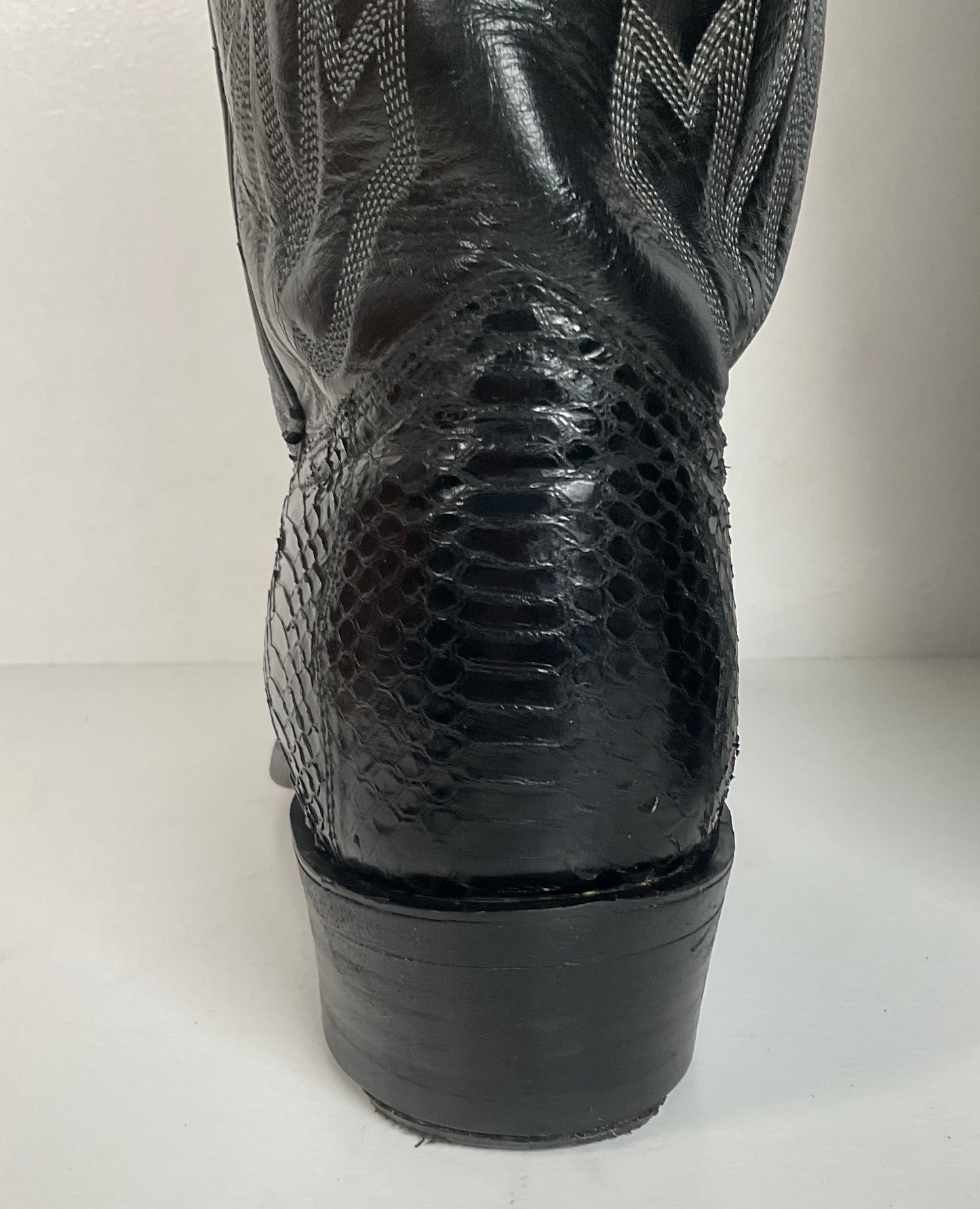 Vintage Texas Imperial Cowboy Boots | Python Snakeskin | USA Made | Men’s 9.5 D