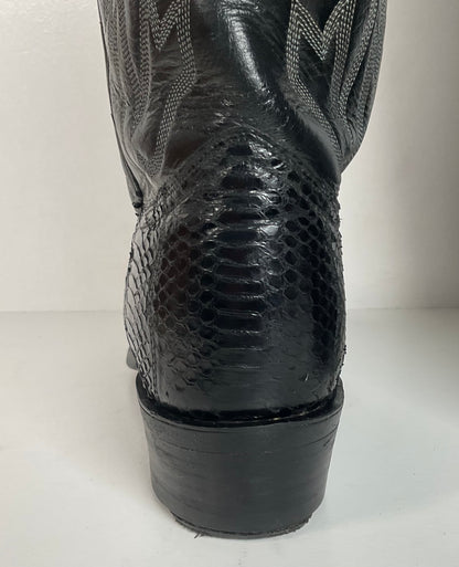 Vintage Texas Imperial Cowboy Boots | Python Snakeskin | USA Made | Men’s 9.5 D