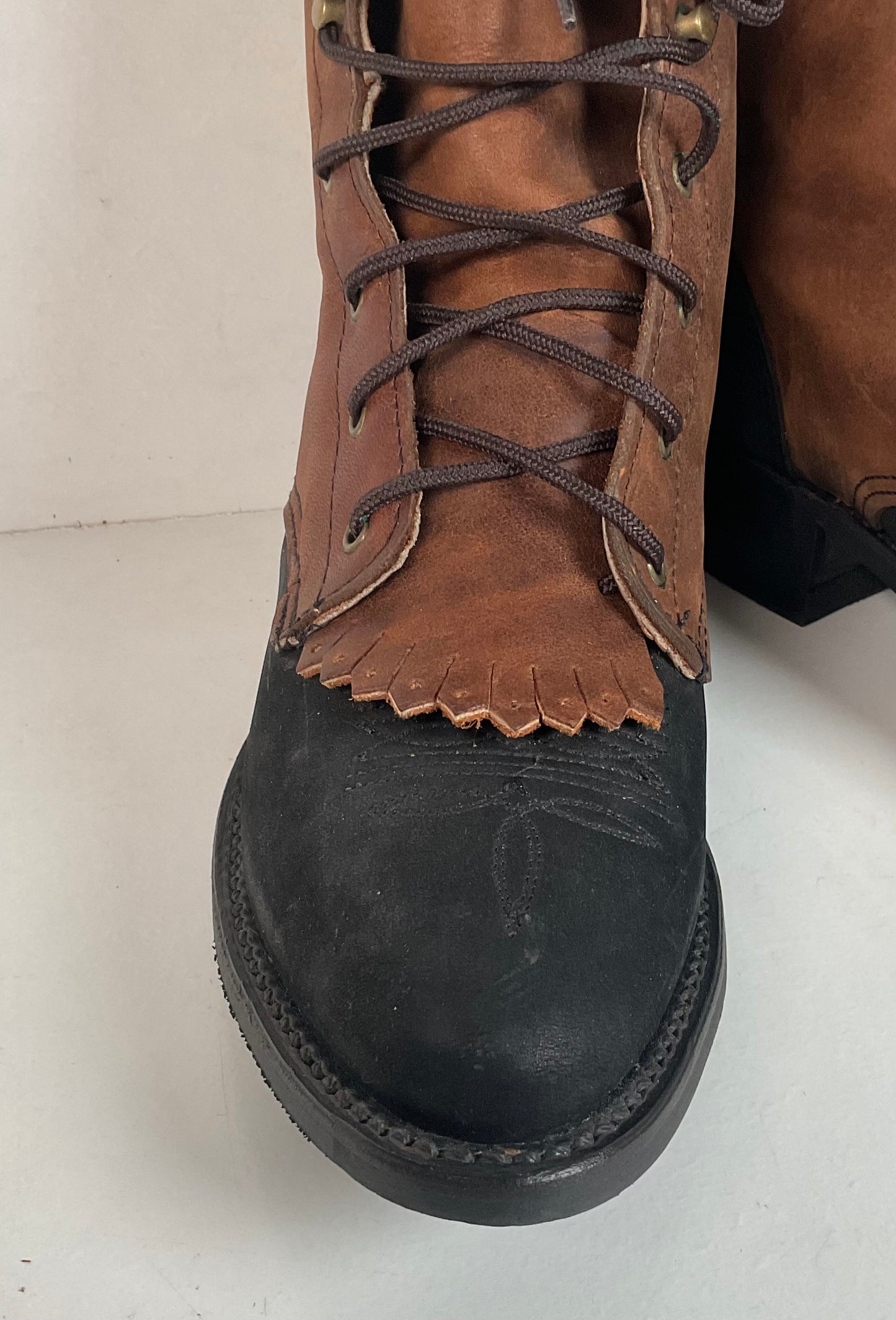 Vintage Abilene Packer Boots | USA Made | Granny | Lace Up | Women’s 7 M