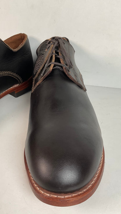 Wolverine Thousand Mile Plain Toe Boots 14 D USA Made Dark Bown