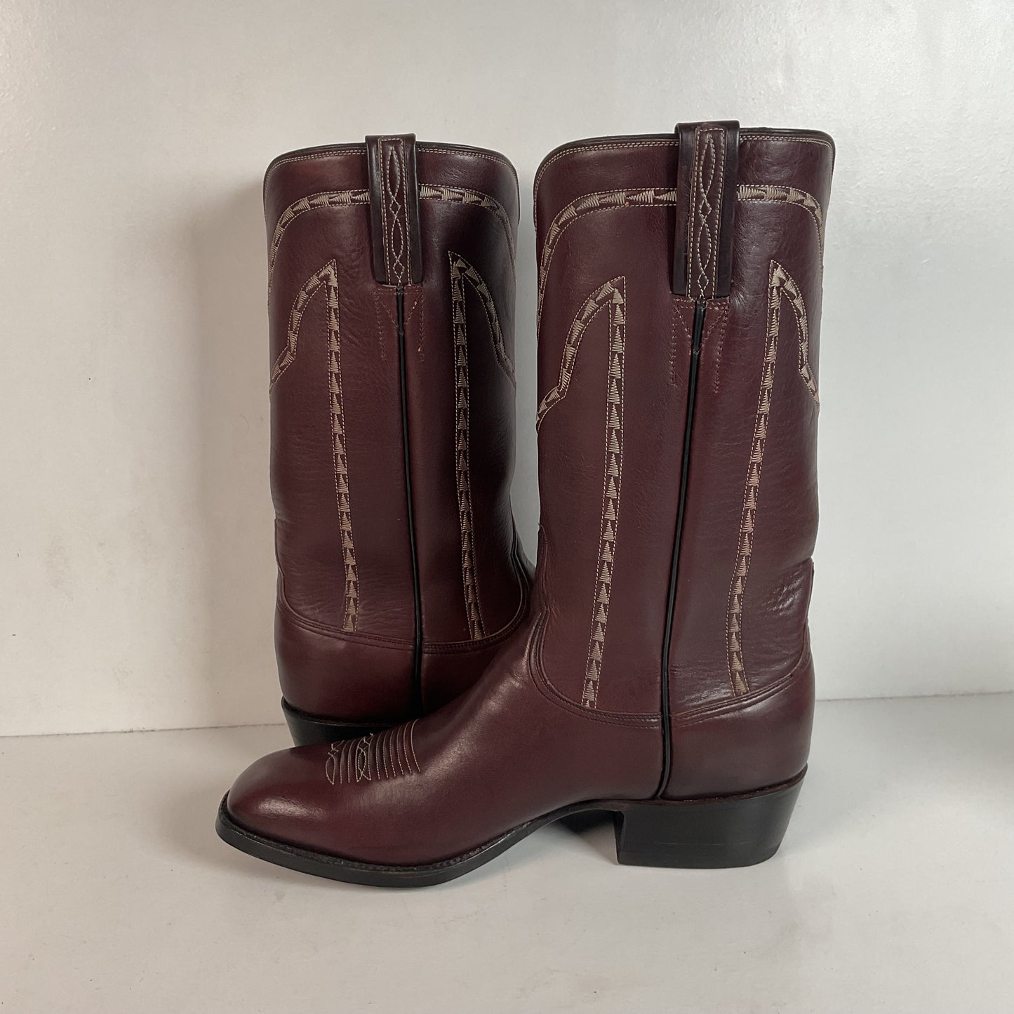 Lucchese San Antonio Cowboy Boots — French Toe — Men’s 8 D