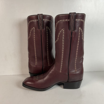 Lucchese San Antonio Cowboy Boots — French Toe — Men’s 8 D