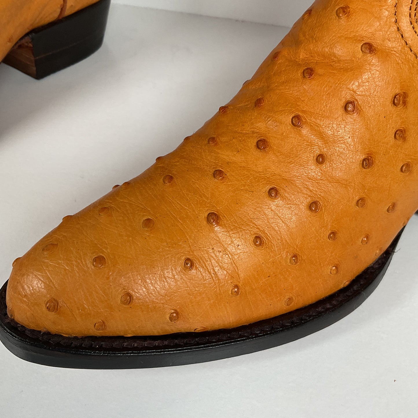 Cuadra Butterfly Cowgirl Boots | Tooled Ostrich Inlays | Exotic | Women’s 7