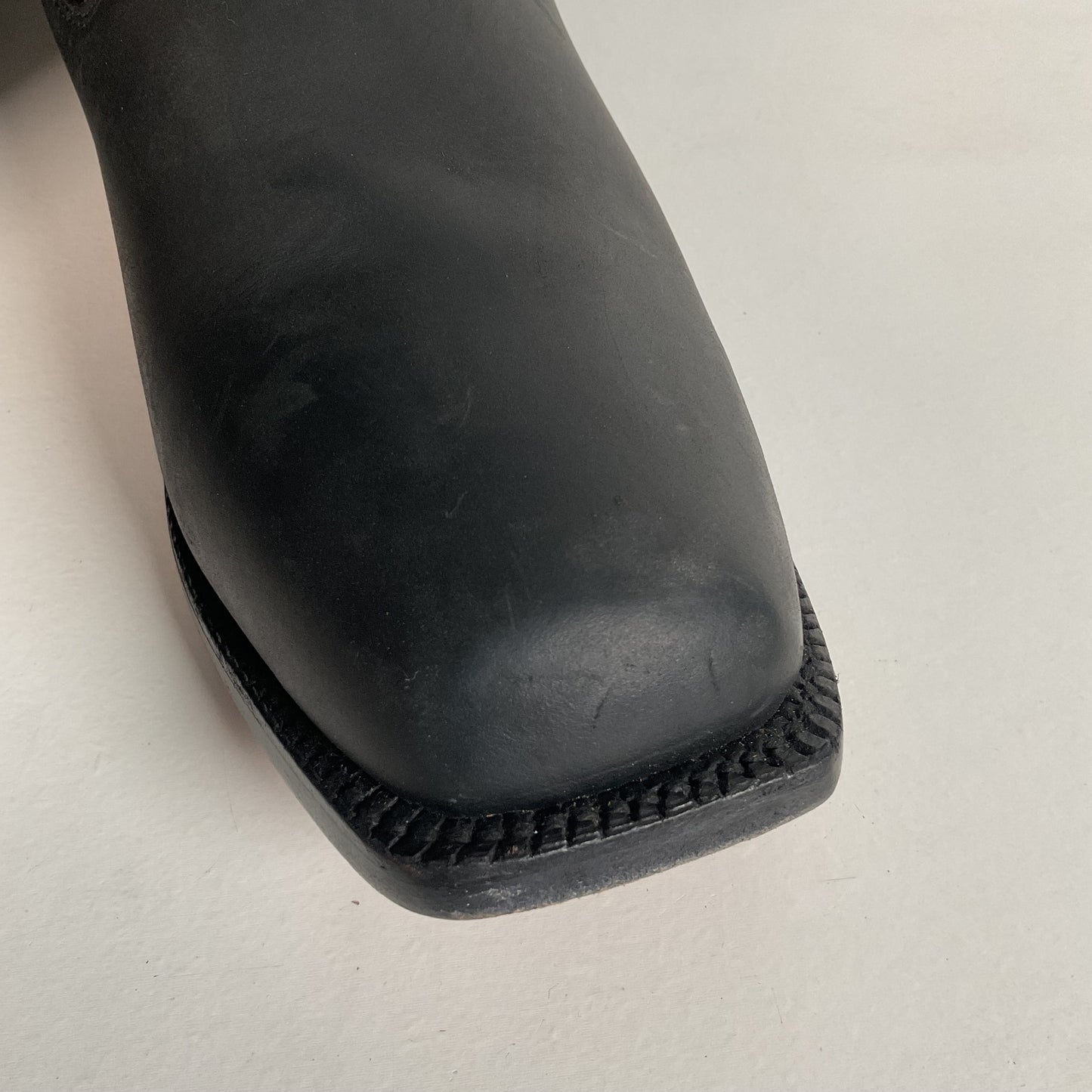 Custom Black Oiled Lace Up Boots Men’s 8 Narrow | Women’s 9 Victorian