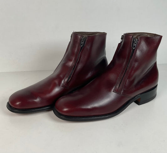 Vintage Allen Edmonds York Ankle Boots | Double Zip | Extra Narrow | Men’s 10 A