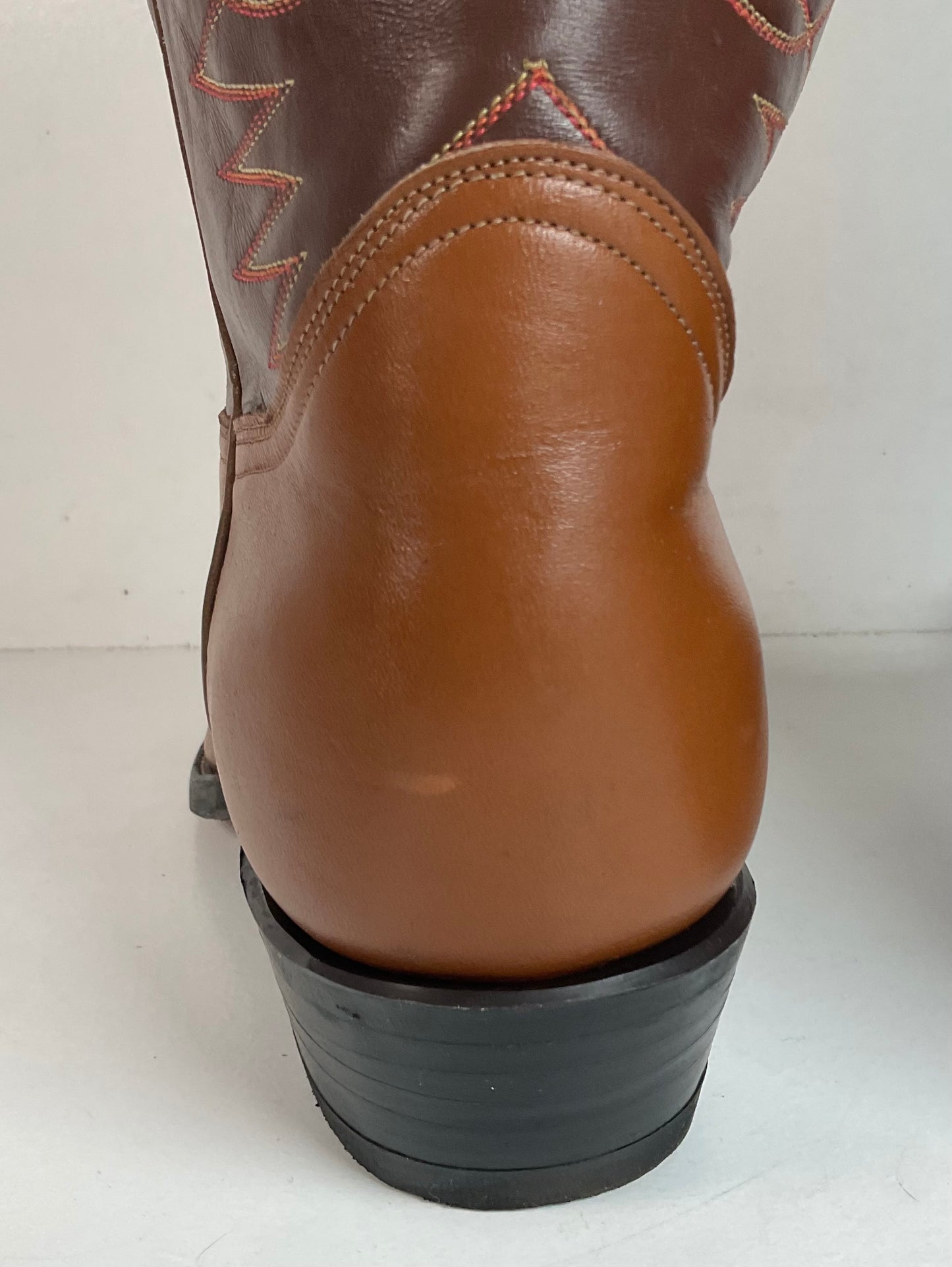 1970s Tony Lama Cowboy Boots 12 D Gold Label USA Made