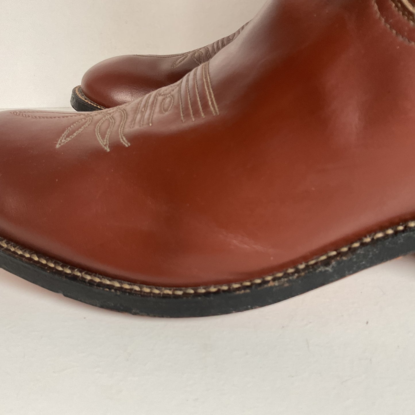 Vintage Tony Lama Calf Skin Roper Boots | Gold Label | Cowboy | Men’s 11.5 A