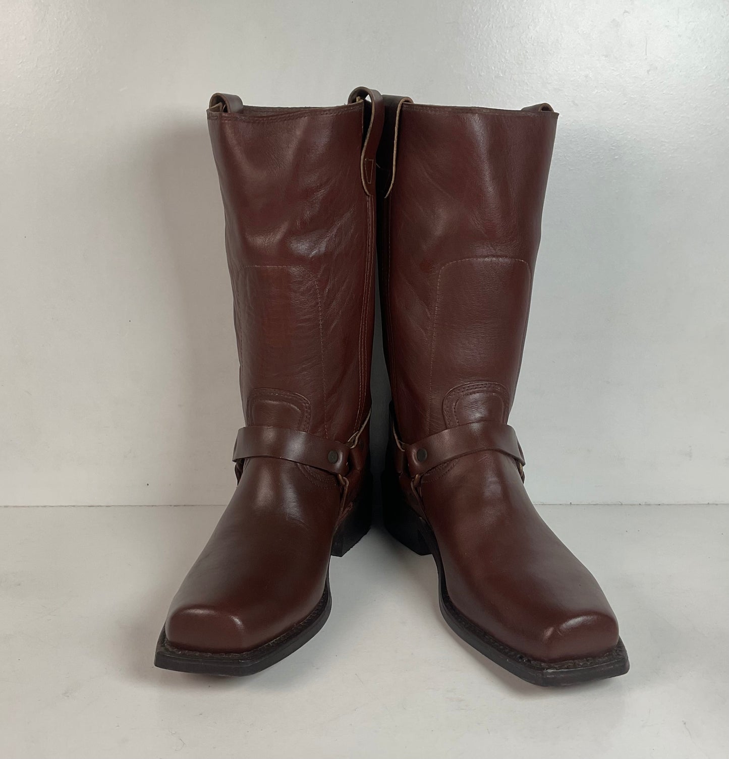 1970s Rodeo Harness Motorcycle Boots 9.5 D USA Made
