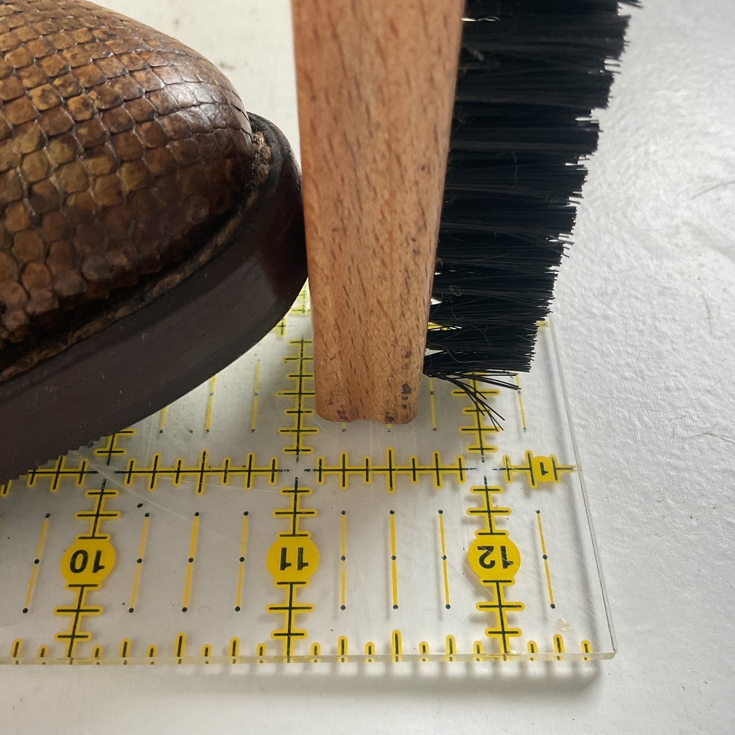Vintage Nocona Boa Snakeskin Cowboy Boots 8 D Front Cut
