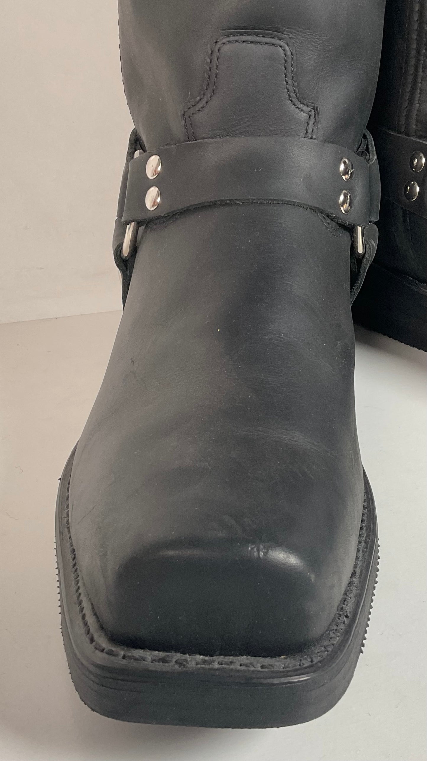 Double H Men’s Barry Harness Biker Boots 15 D USA Made