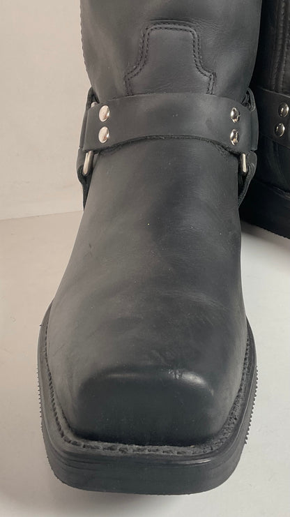 Double H Men’s Barry Harness Biker Boots 15 D USA Made
