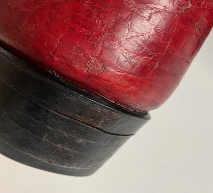 Vintage Cowtown Algonquin Toe Cowboy Boots | Pre-Ban Sea Turtle | Red | Men’s 8 D