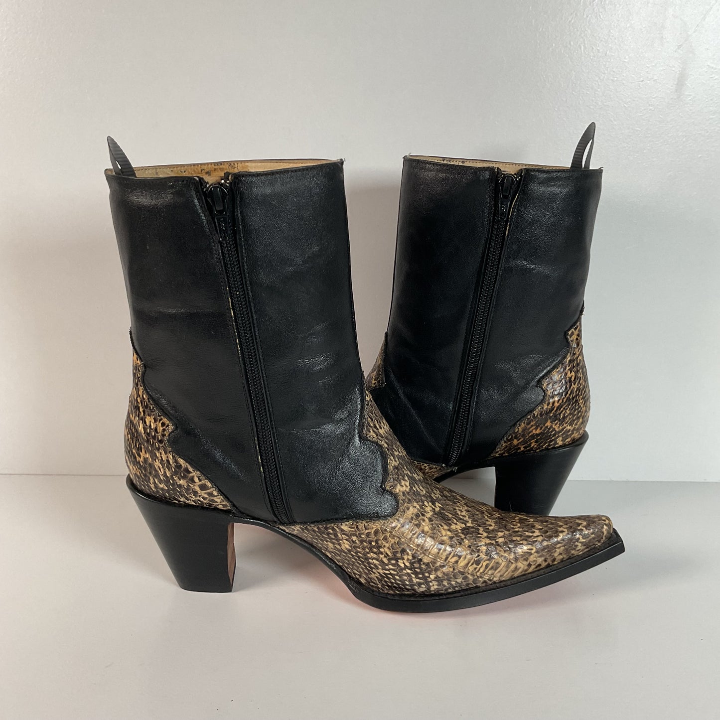 Western Stiletto Boots | Water Snake | Snakeskin | Exotic | Women’s 10