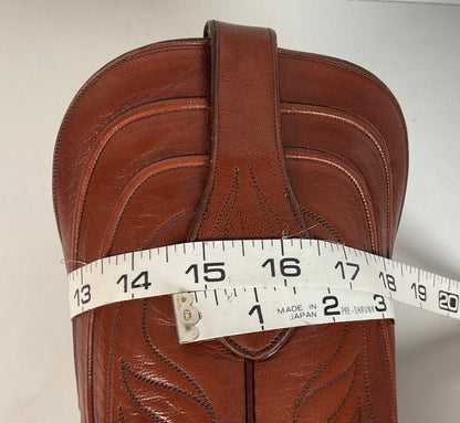 Vintage T.O. Stanley Goat Seville Cowboy Boots 10.5 D Recraft
