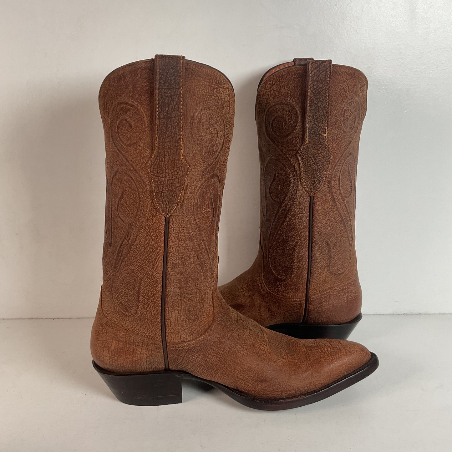 Black Jack Kangaroo Cowboy Boots — Exotic — Men’s 8 D