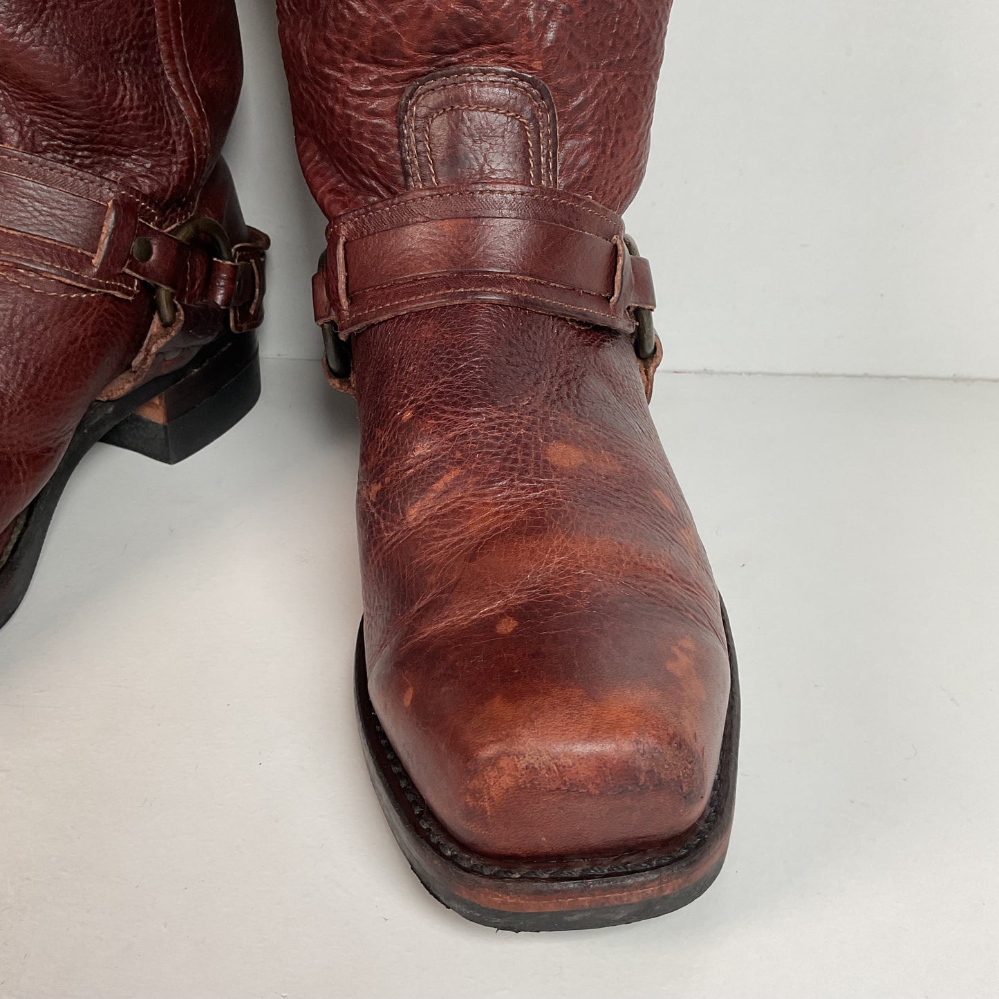 Frye Men’s Belted Harness Boot 11.5 M USA Made Bison Retired