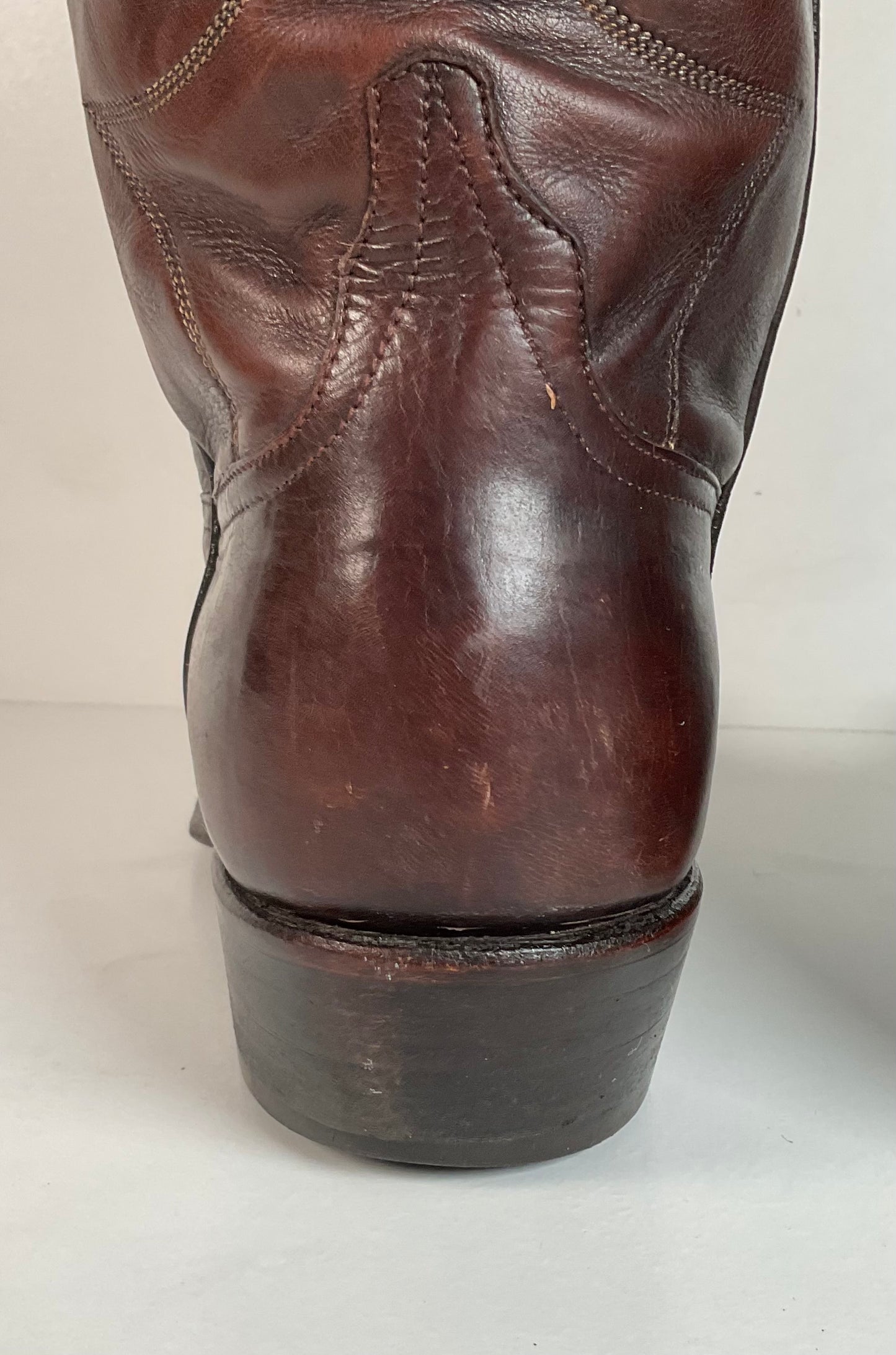Vintage Rocky Carroll Custom Cowgirl Boots 8-8.5 Texas Americana