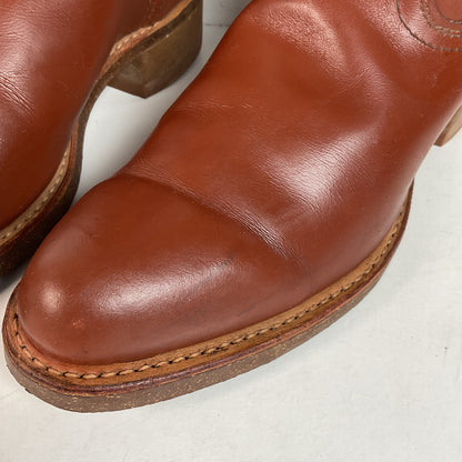 Vintage Rodeo Brand Cowboy Boots 10.5 D USA Made Chunky Campus