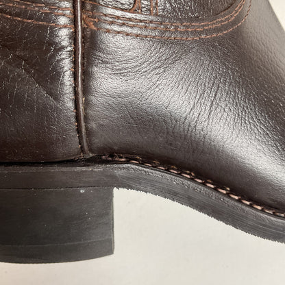 Vintage Texas Water Buffalo Cowboy Boots | USA Made | Exotic | Men’s 8.5 D