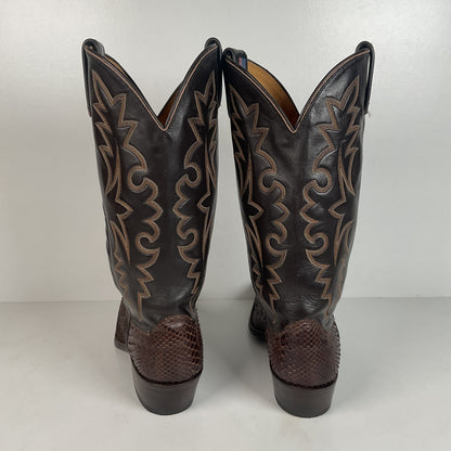 Vintage Dan Post Snakeksin Cowboy Boots | Exotic | USA Made | Men’s 9.5 D